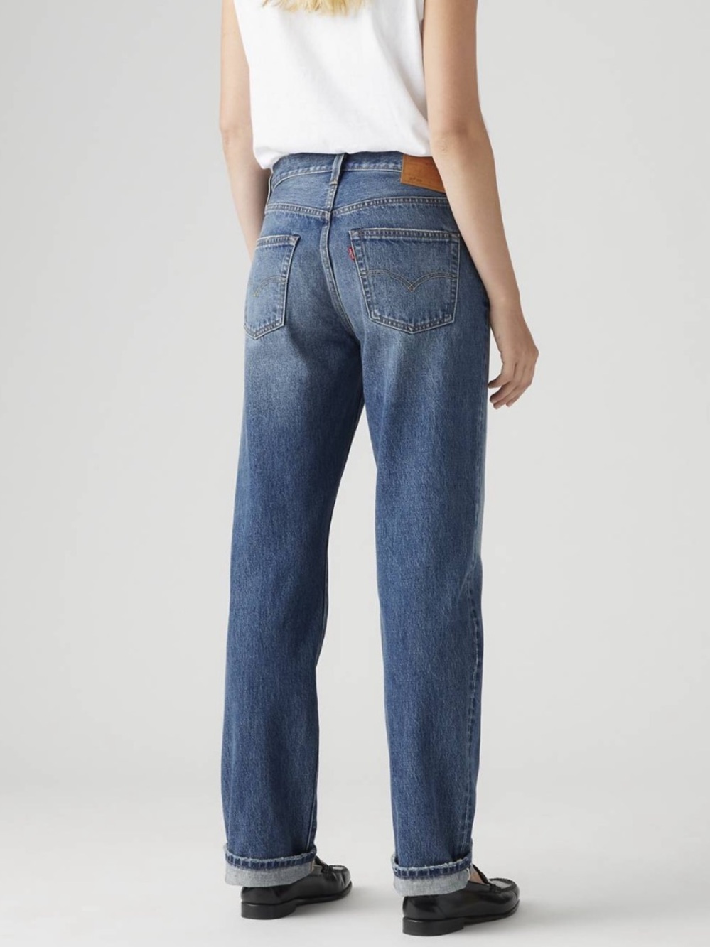 Levis 501 90’s Selvedge Denim Jeans Get on Board Medium Wash Size 30x30 NWT - Picture 5 of 14